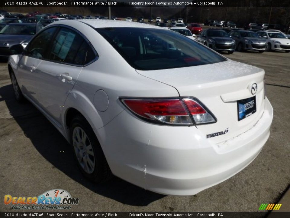 2010 Mazda MAZDA6 i Sport Sedan Performance White / Black Photo #5