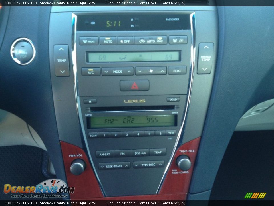 2007 Lexus ES 350 Smokey Granite Mica / Light Gray Photo #14