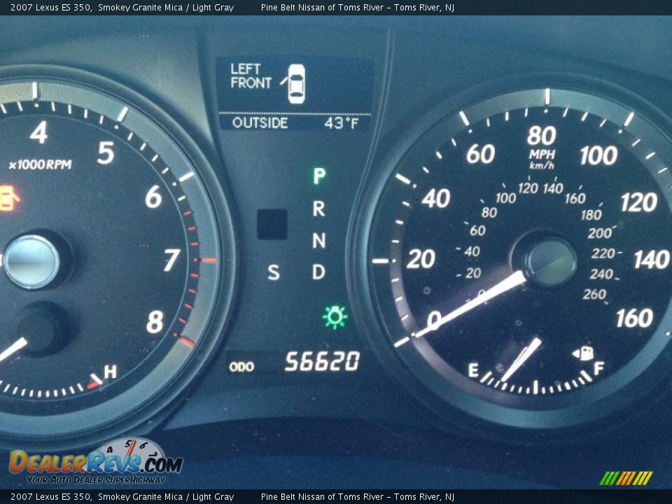 2007 Lexus ES 350 Smokey Granite Mica / Light Gray Photo #15