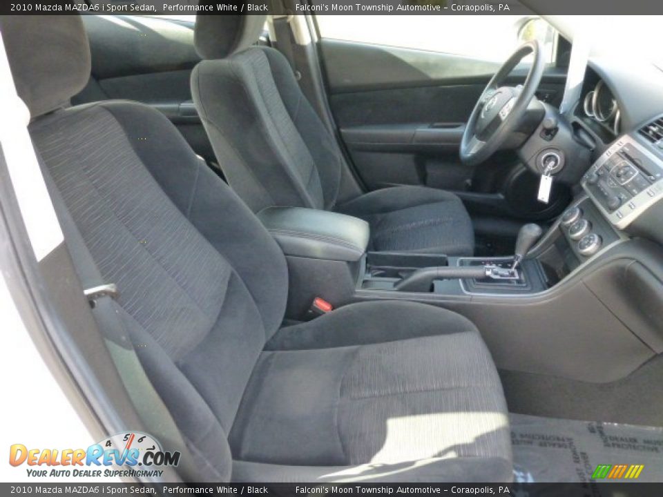 Front Seat of 2010 Mazda MAZDA6 i Sport Sedan Photo #10