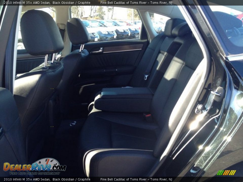 2010 Infiniti M 35x AWD Sedan Black Obsidian / Graphite Photo #7