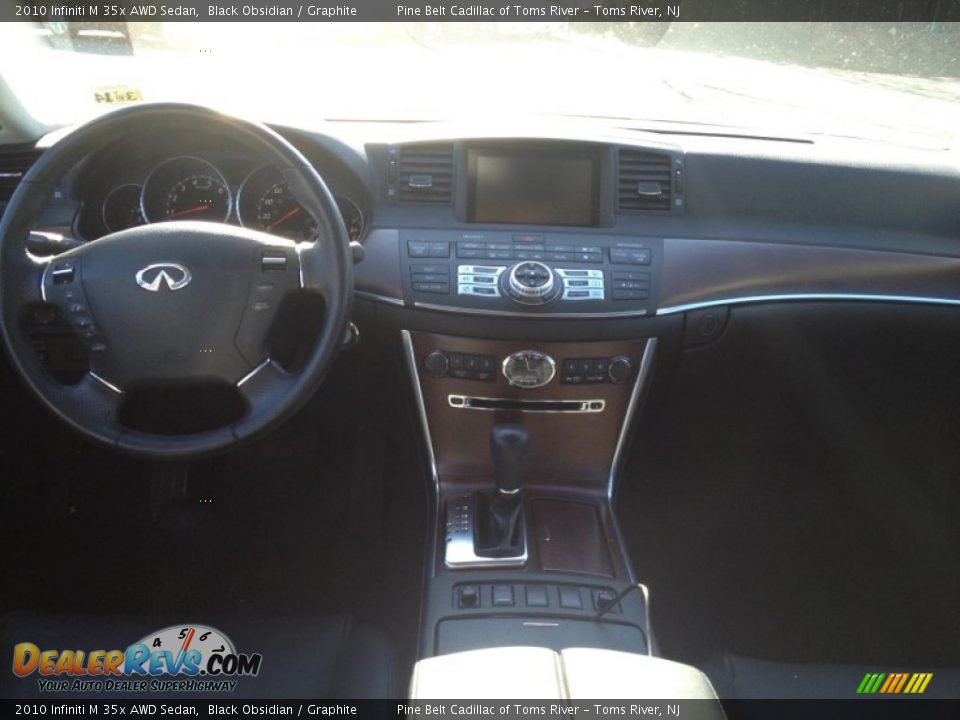 2010 Infiniti M 35x AWD Sedan Black Obsidian / Graphite Photo #9