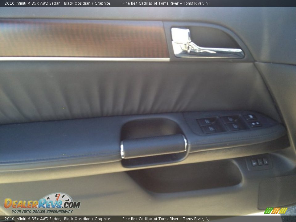 2010 Infiniti M 35x AWD Sedan Black Obsidian / Graphite Photo #10