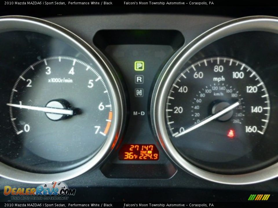 2010 Mazda MAZDA6 i Sport Sedan Performance White / Black Photo #25