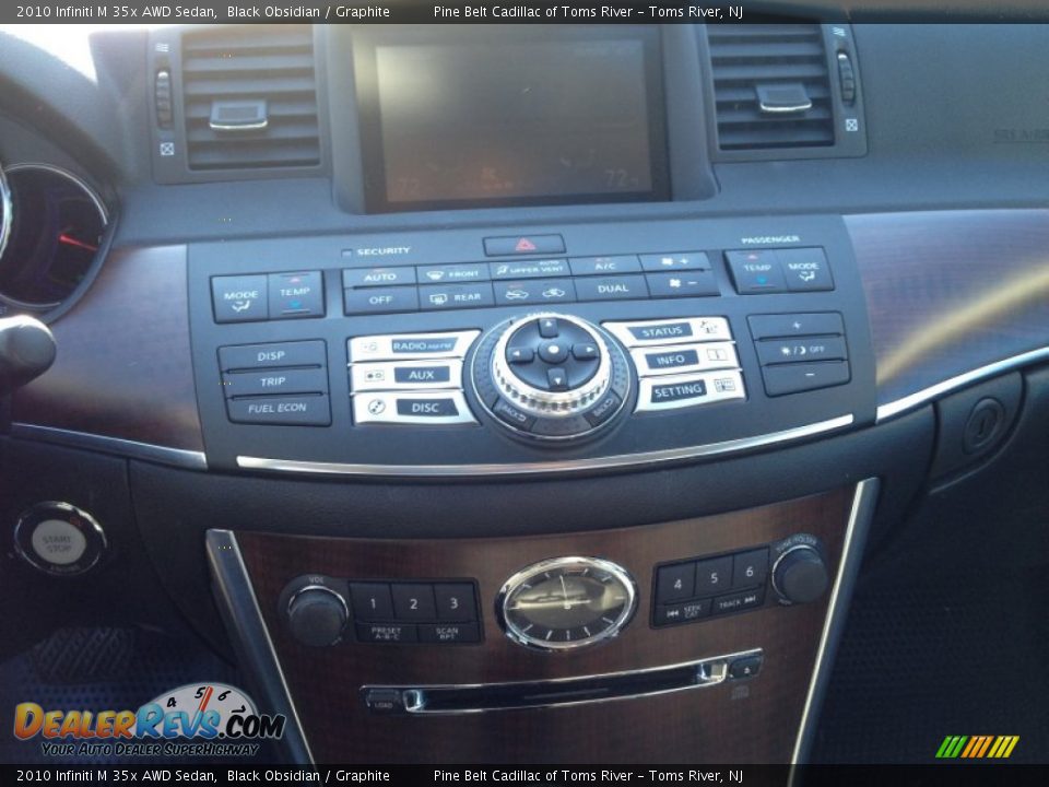 2010 Infiniti M 35x AWD Sedan Black Obsidian / Graphite Photo #14