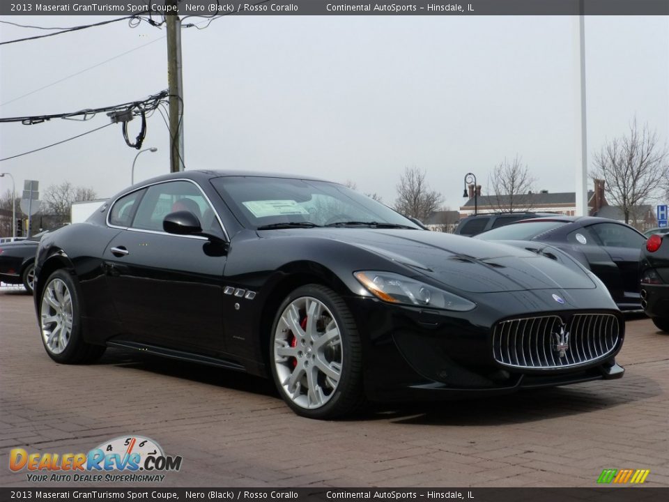 Nero (Black) 2013 Maserati GranTurismo Sport Coupe Photo #8