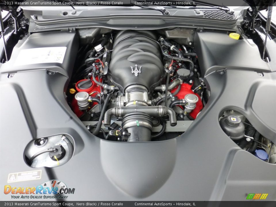 2013 Maserati GranTurismo Sport Coupe 4.7 Liter DOHC 32-Valve VVT V8 Engine Photo #10
