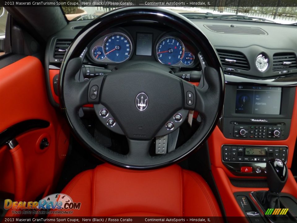 2013 Maserati GranTurismo Sport Coupe Steering Wheel Photo #28