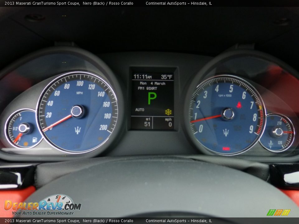 2013 Maserati GranTurismo Sport Coupe Gauges Photo #31