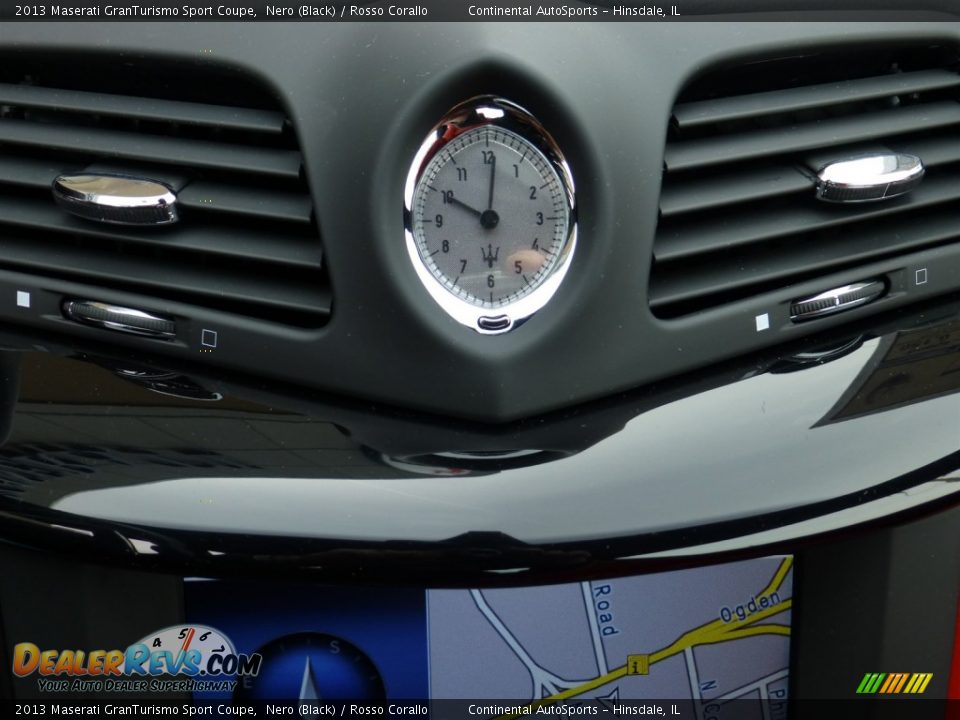 2013 Maserati GranTurismo Sport Coupe Nero (Black) / Rosso Corallo Photo #35