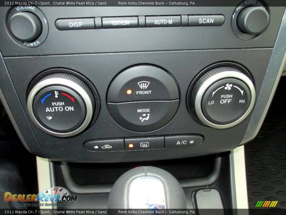 2011 Mazda CX-7 i Sport Crystal White Pearl Mica / Sand Photo #24