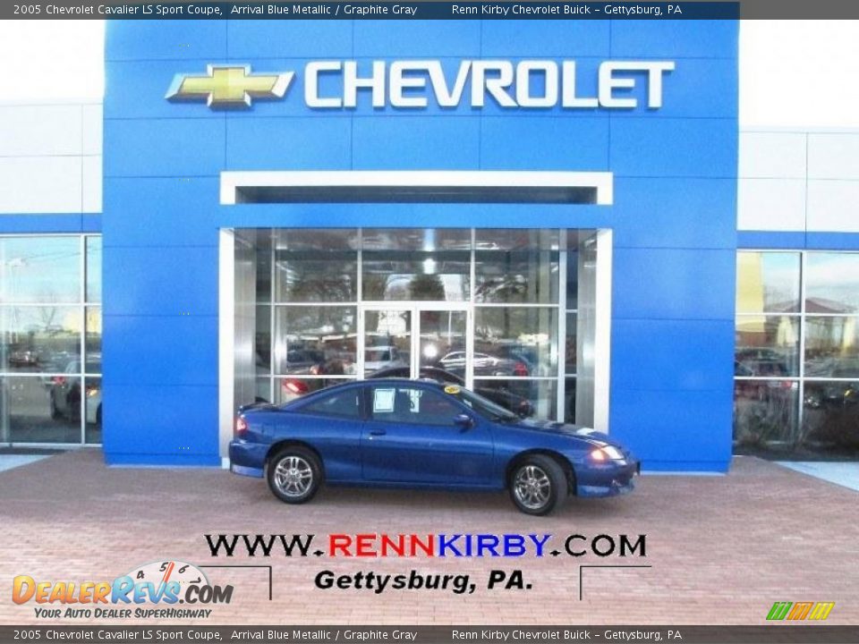 2005 Chevrolet Cavalier LS Sport Coupe Arrival Blue Metallic / Graphite Gray Photo #1