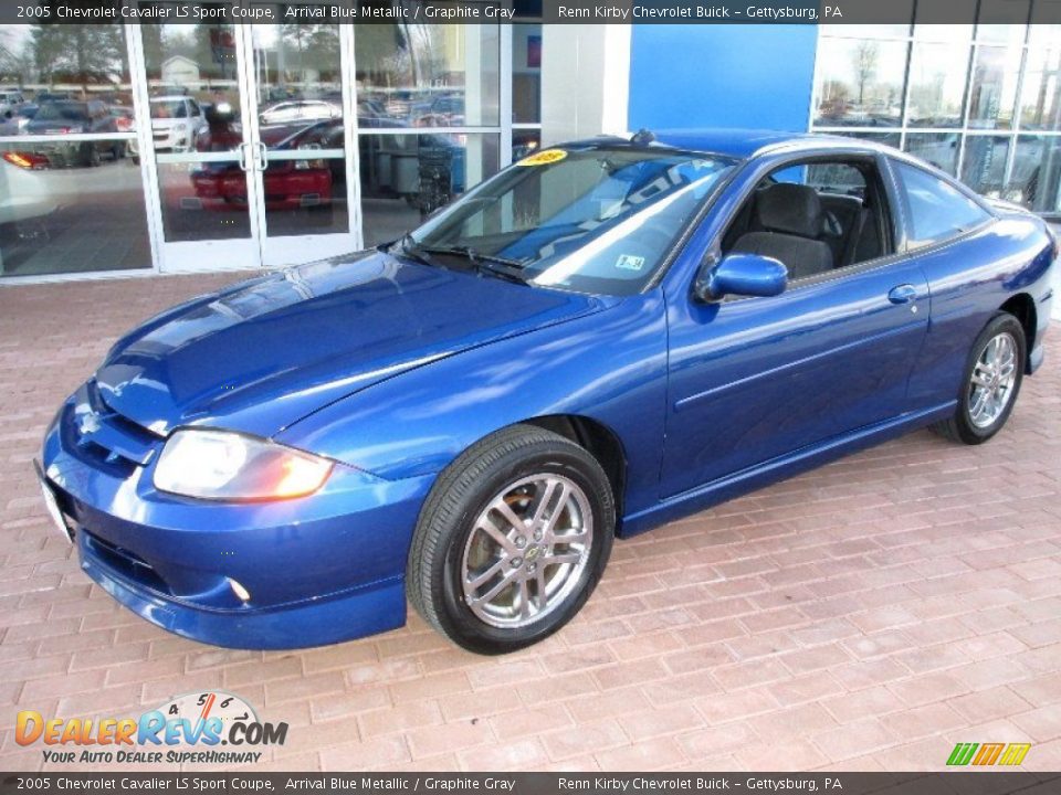 2005 Chevrolet Cavalier LS Sport Coupe Arrival Blue Metallic / Graphite Gray Photo #10
