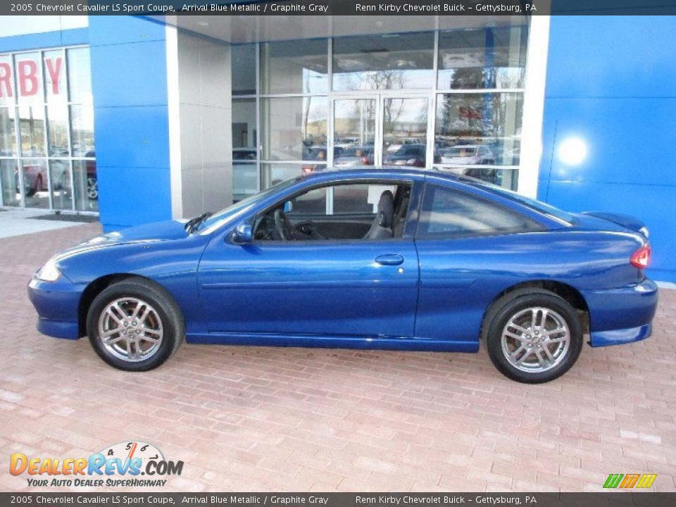 2005 Chevrolet Cavalier LS Sport Coupe Arrival Blue Metallic / Graphite Gray Photo #13