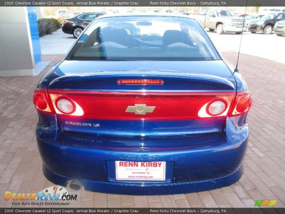 2005 Chevrolet Cavalier LS Sport Coupe Arrival Blue Metallic / Graphite Gray Photo #14