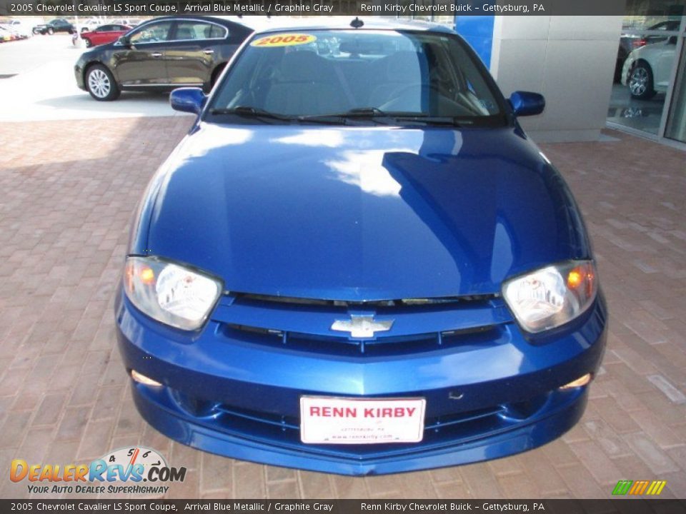 2005 Chevrolet Cavalier LS Sport Coupe Arrival Blue Metallic / Graphite Gray Photo #15