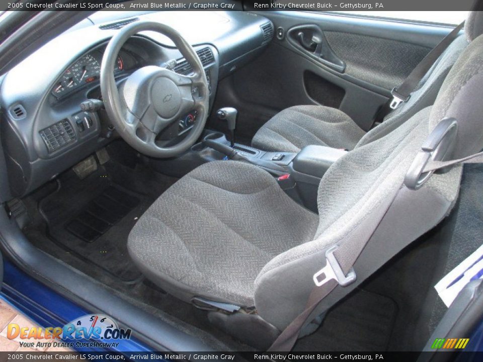 Graphite Gray Interior - 2005 Chevrolet Cavalier LS Sport Coupe Photo #19