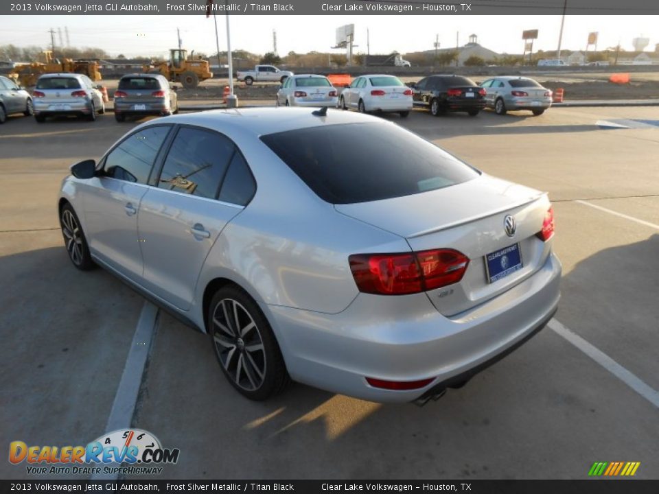 2013 Volkswagen Jetta GLI Autobahn Frost Silver Metallic / Titan Black Photo #4