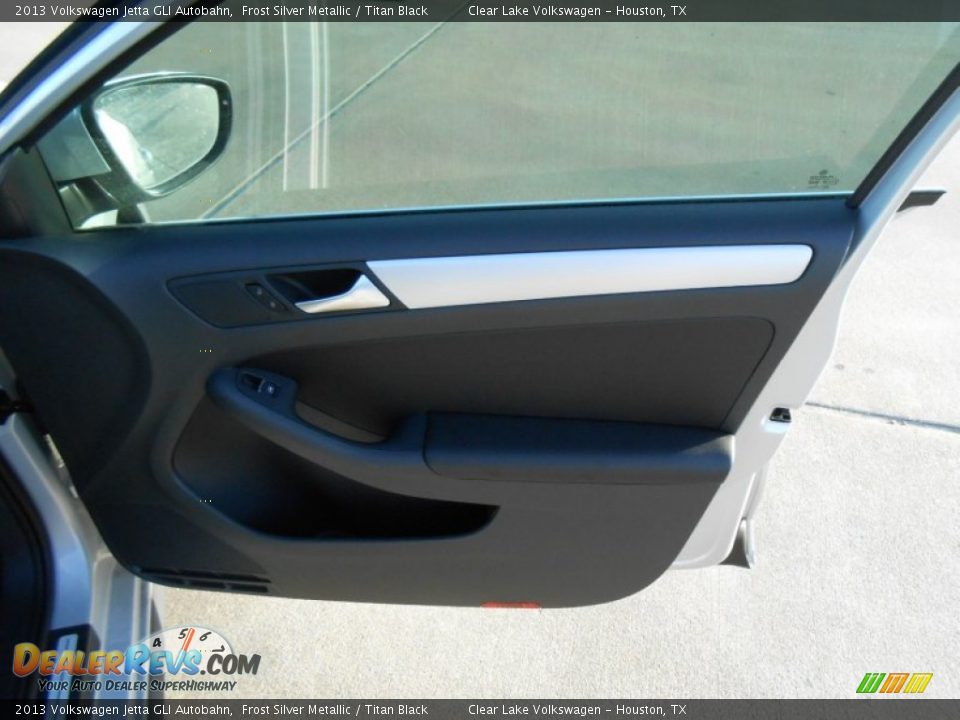 2013 Volkswagen Jetta GLI Autobahn Frost Silver Metallic / Titan Black Photo #11