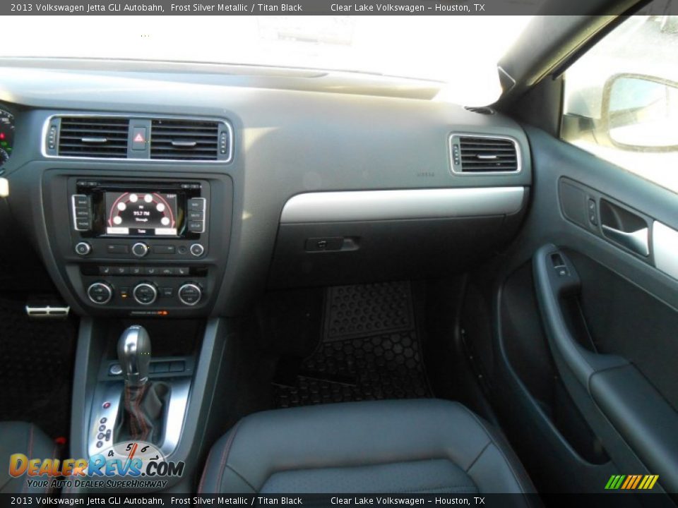 2013 Volkswagen Jetta GLI Autobahn Frost Silver Metallic / Titan Black Photo #14