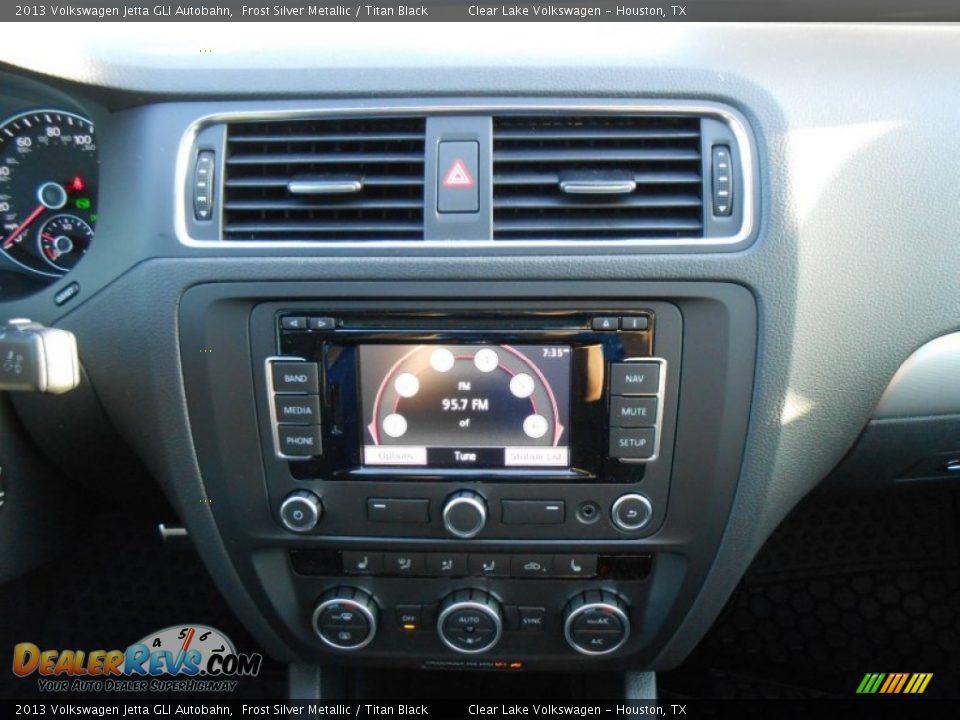 2013 Volkswagen Jetta GLI Autobahn Frost Silver Metallic / Titan Black Photo #16