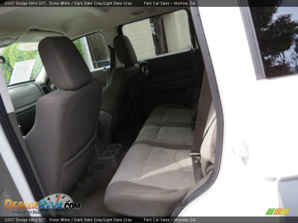 2007 Dodge Nitro SXT Stone White / Dark Slate Gray/Light Slate Gray Photo #8