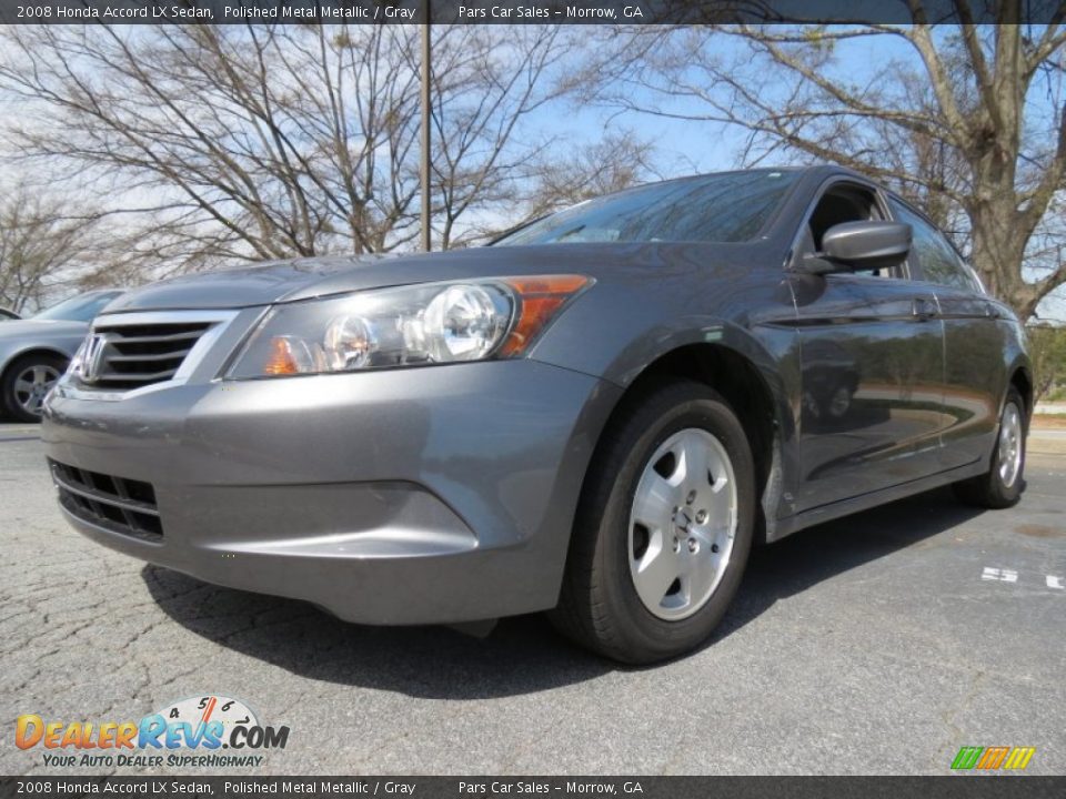 2008 Honda Accord LX Sedan Polished Metal Metallic / Gray Photo #1