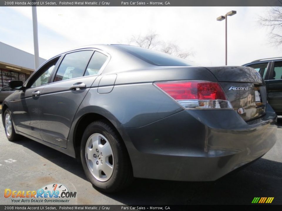 2008 Honda Accord LX Sedan Polished Metal Metallic / Gray Photo #2
