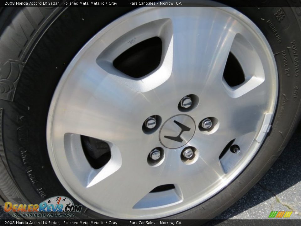 2008 Honda Accord LX Sedan Polished Metal Metallic / Gray Photo #5