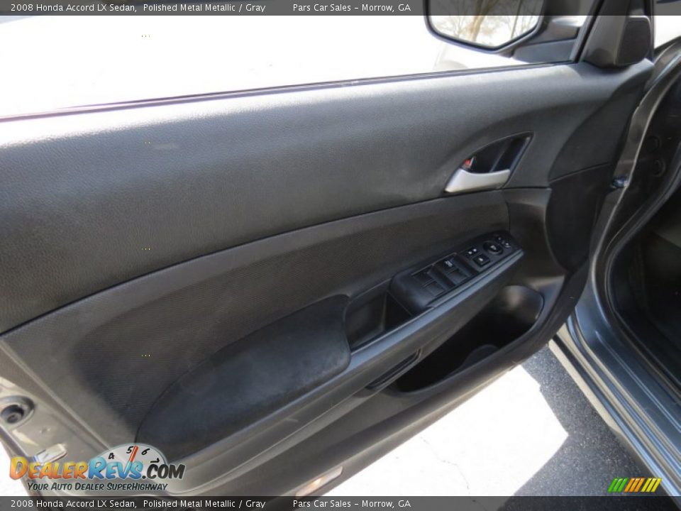 2008 Honda Accord LX Sedan Polished Metal Metallic / Gray Photo #7