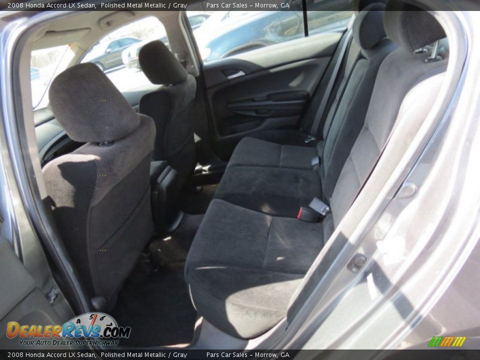 2008 Honda Accord LX Sedan Polished Metal Metallic / Gray Photo #8