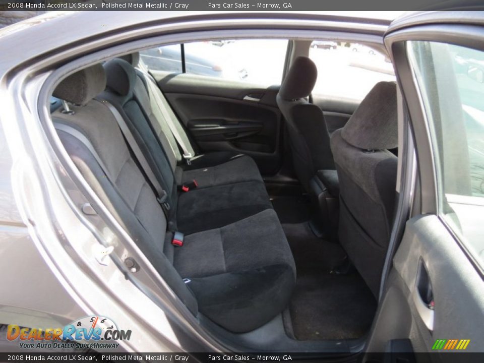 2008 Honda Accord LX Sedan Polished Metal Metallic / Gray Photo #11