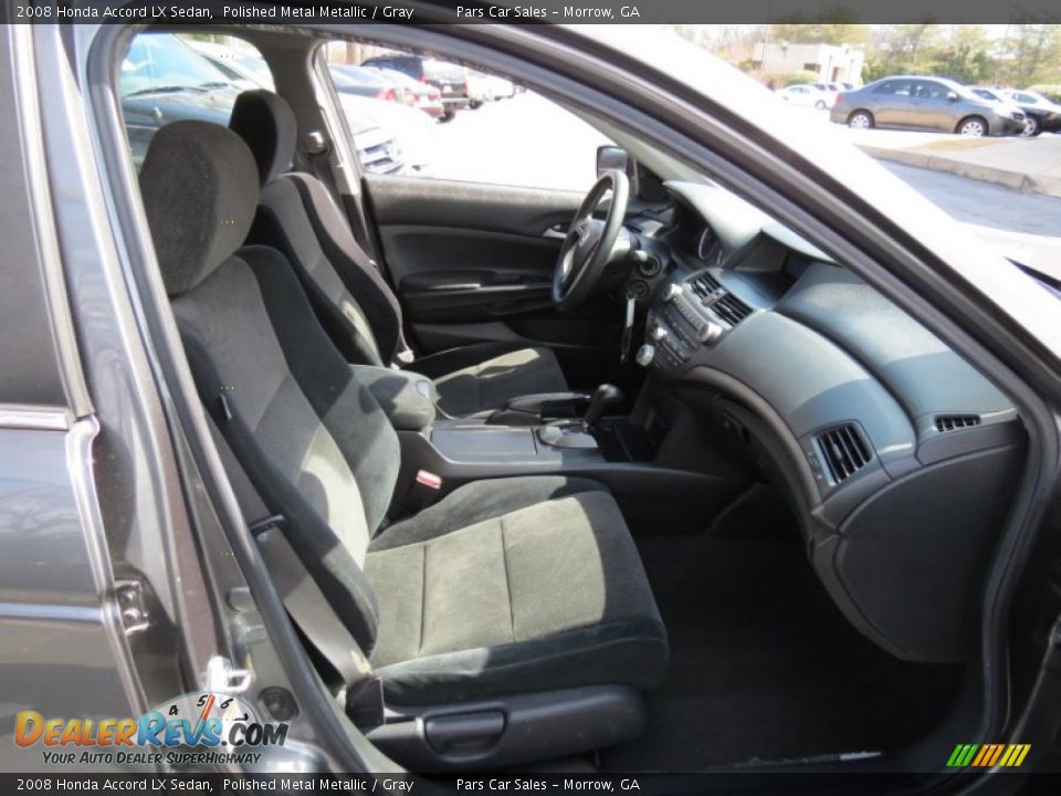 2008 Honda Accord LX Sedan Polished Metal Metallic / Gray Photo #12
