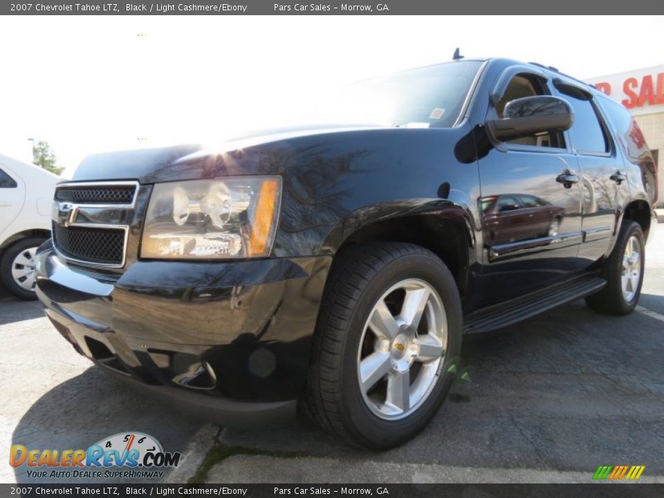 2007 Chevrolet Tahoe LTZ Black / Light Cashmere/Ebony Photo #1