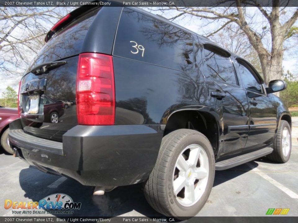 2007 Chevrolet Tahoe LTZ Black / Light Cashmere/Ebony Photo #3