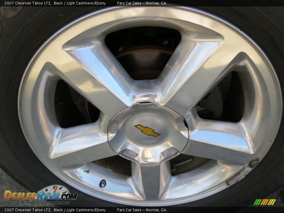 2007 Chevrolet Tahoe LTZ Black / Light Cashmere/Ebony Photo #5