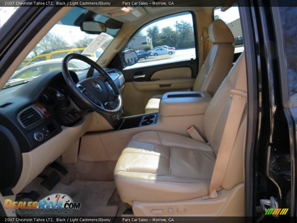 2007 Chevrolet Tahoe LTZ Black / Light Cashmere/Ebony Photo #6