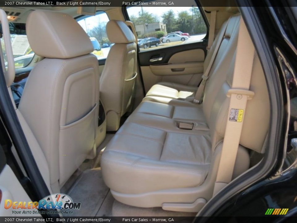 2007 Chevrolet Tahoe LTZ Black / Light Cashmere/Ebony Photo #10