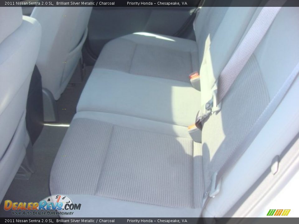 2011 Nissan Sentra 2.0 SL Brilliant Silver Metallic / Charcoal Photo #9