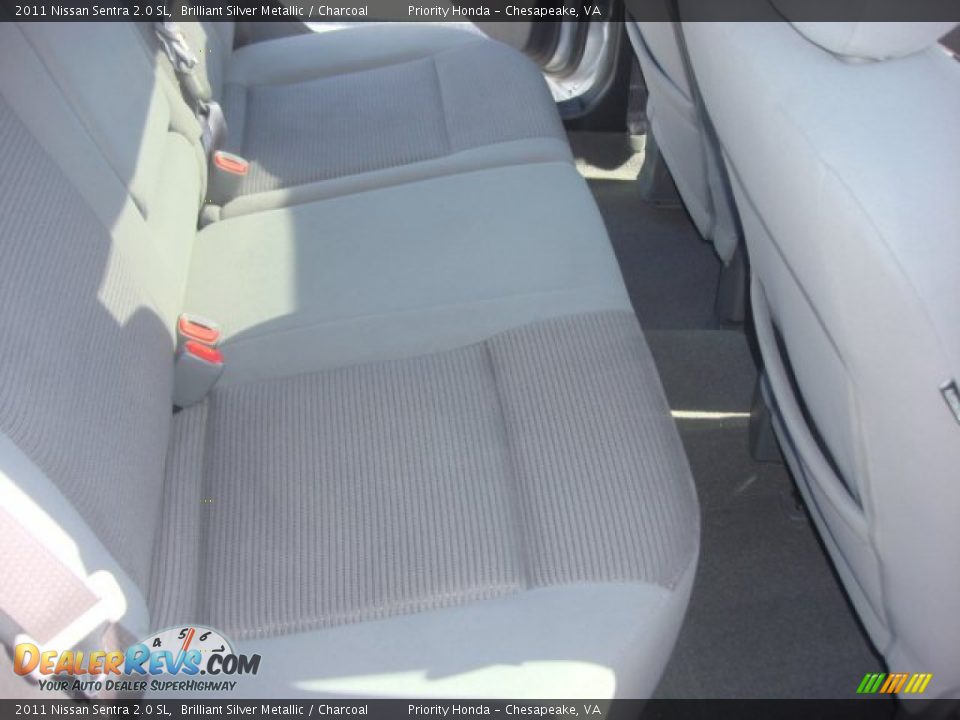2011 Nissan Sentra 2.0 SL Brilliant Silver Metallic / Charcoal Photo #10