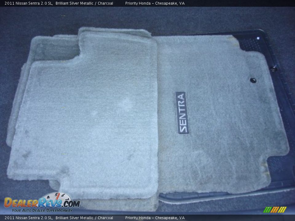 2011 Nissan Sentra 2.0 SL Brilliant Silver Metallic / Charcoal Photo #13