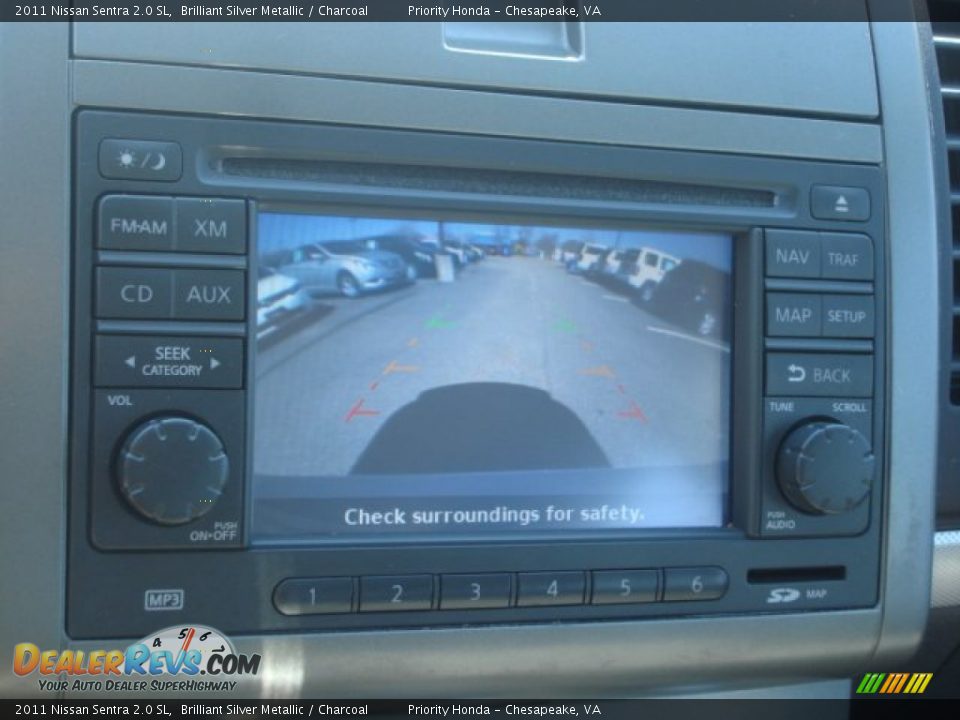 2011 Nissan Sentra 2.0 SL Brilliant Silver Metallic / Charcoal Photo #22
