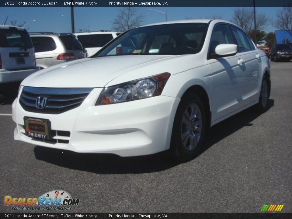 2011 Honda Accord SE Sedan Taffeta White / Ivory Photo #1