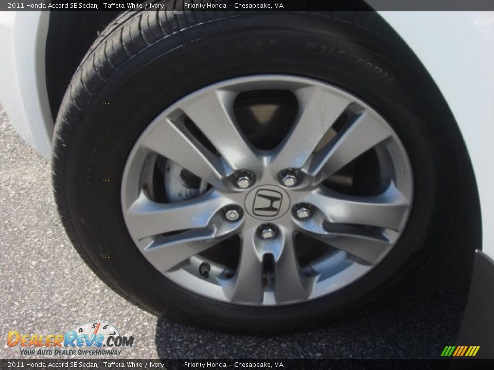2011 Honda Accord SE Sedan Taffeta White / Ivory Photo #26