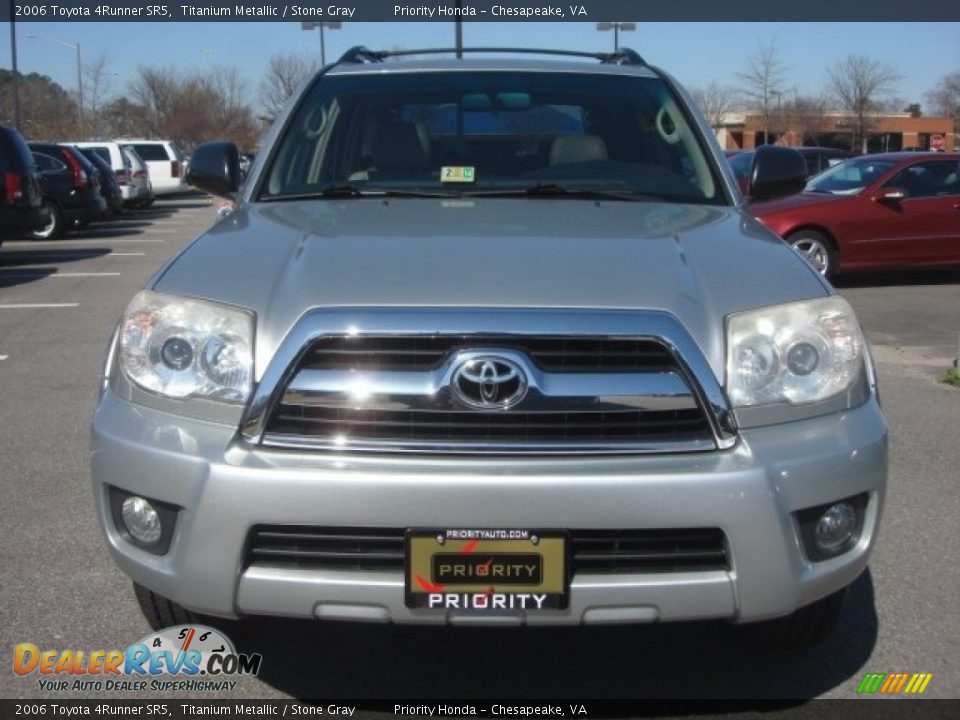 2006 Toyota 4Runner SR5 Titanium Metallic / Stone Gray Photo #8