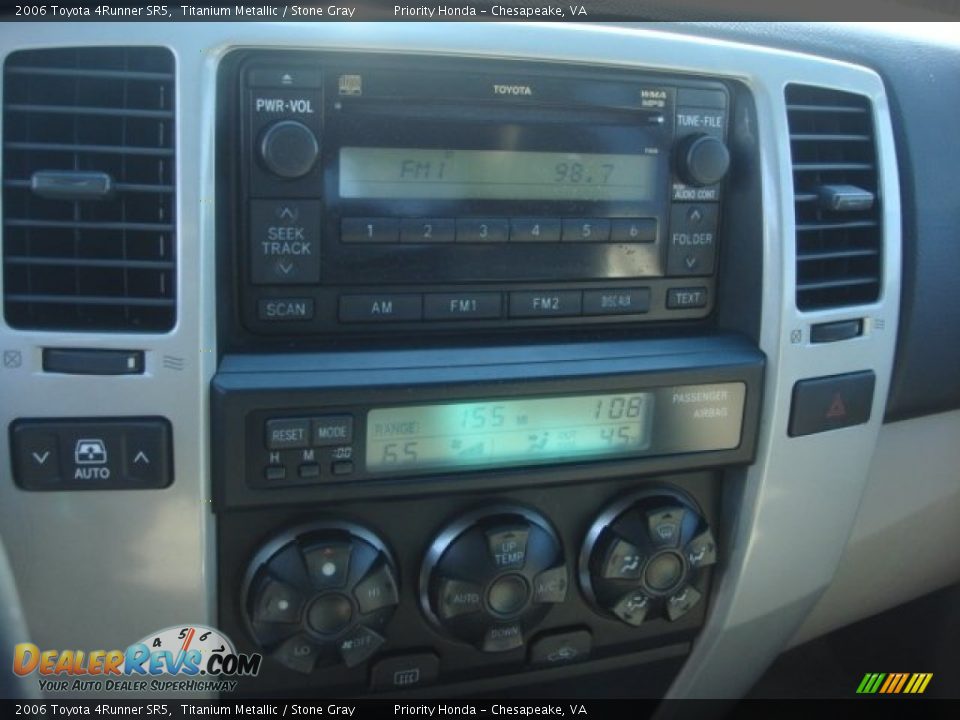 2006 Toyota 4Runner SR5 Titanium Metallic / Stone Gray Photo #19