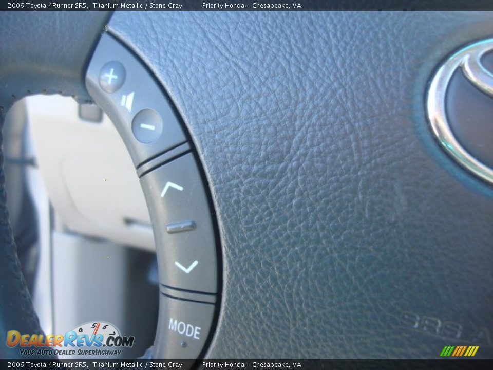 2006 Toyota 4Runner SR5 Titanium Metallic / Stone Gray Photo #23