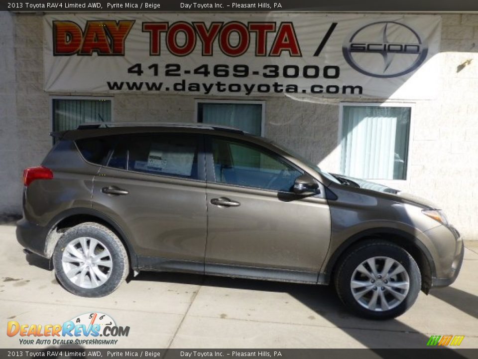 2013 Toyota RAV4 Limited AWD Pyrite Mica / Beige Photo #1
