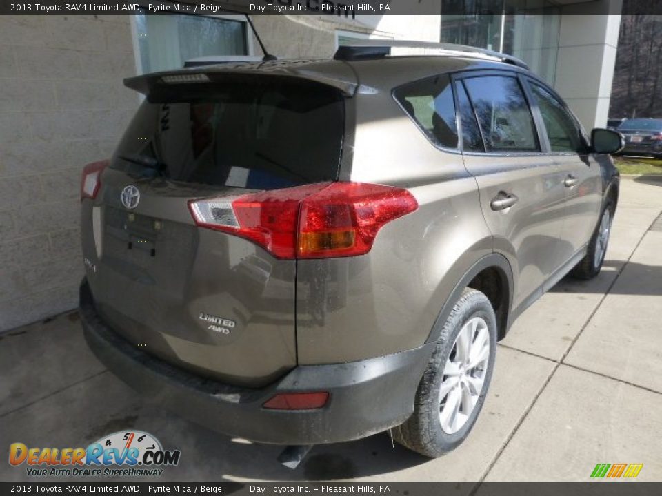 2013 Toyota RAV4 Limited AWD Pyrite Mica / Beige Photo #2