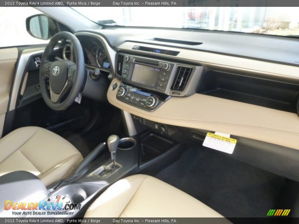 2013 Toyota RAV4 Limited AWD Pyrite Mica / Beige Photo #10